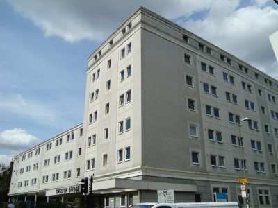 Insulated render on student accommodation