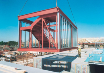 Rapid construction using steel modules