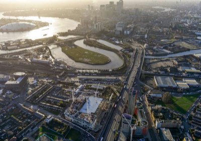 The project forms part of a much larger regeneration scheme for east London