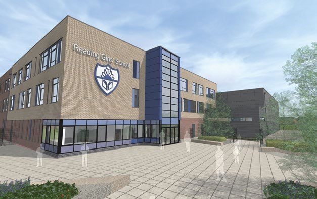 Reading Girls’ School, Reading Architect: Maber Structural Engineer: Arup Steelwork Contractor: Leach Structural steelwork Main Contractor: Interserve Kajima JV Main Client:Education Funding Agency