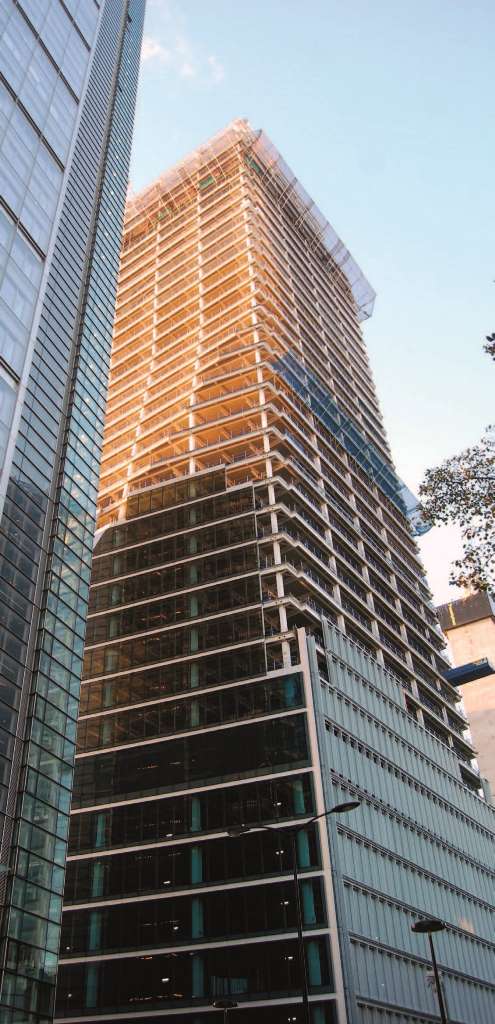 The tower changes shape entirely from level 24