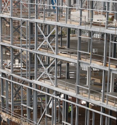 Typical bracing in a multi-storey frame