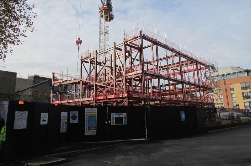 The theatre forms part of the much larger regeneration programme for the Somerleyton Road area of Brixton