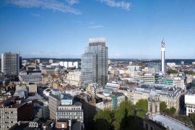 On completion 103 Colmore Row will be the city's tallest office block
