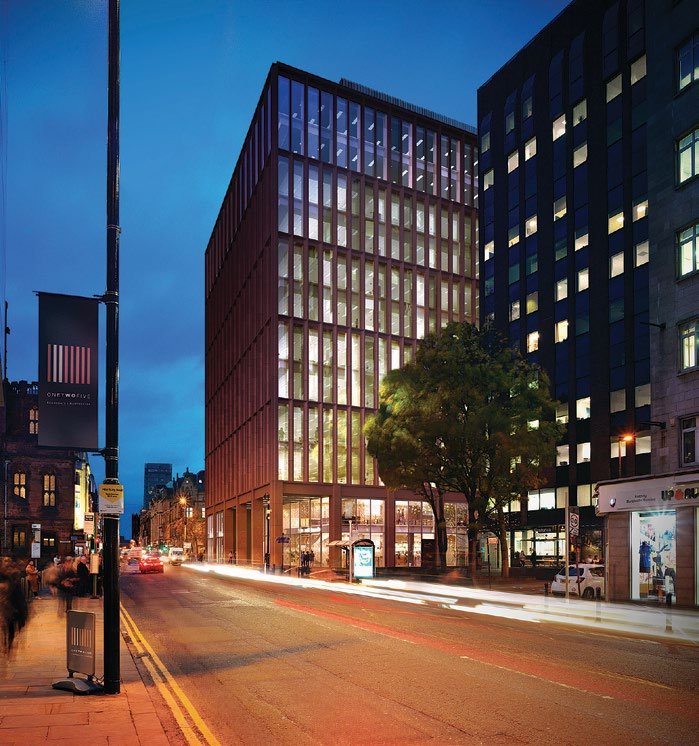 The building is the latest addition to the fast-changing city centre