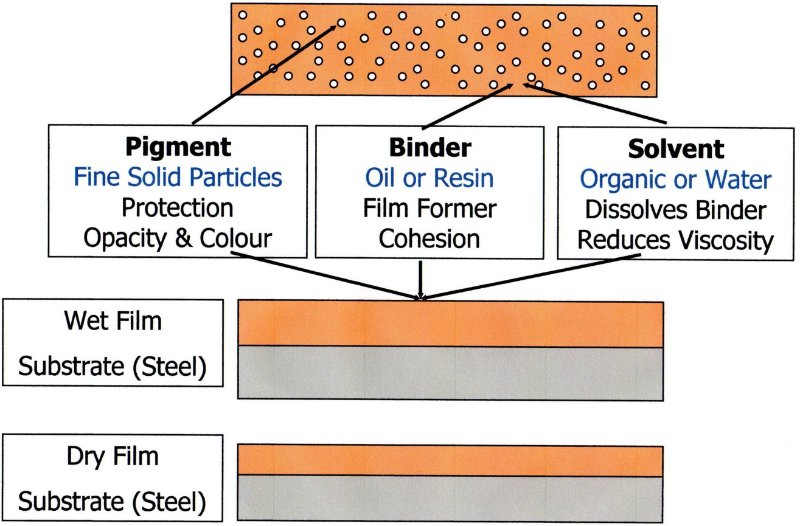 Paint constituents and their function