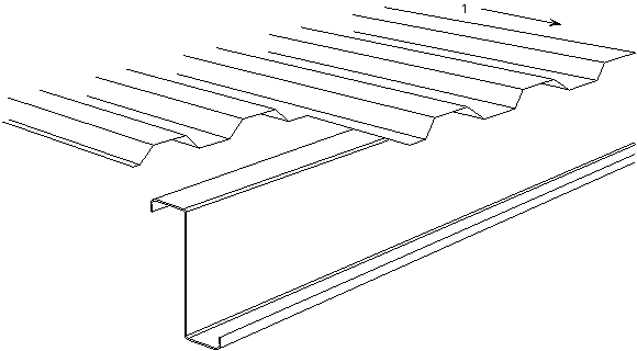 Single skin cladding