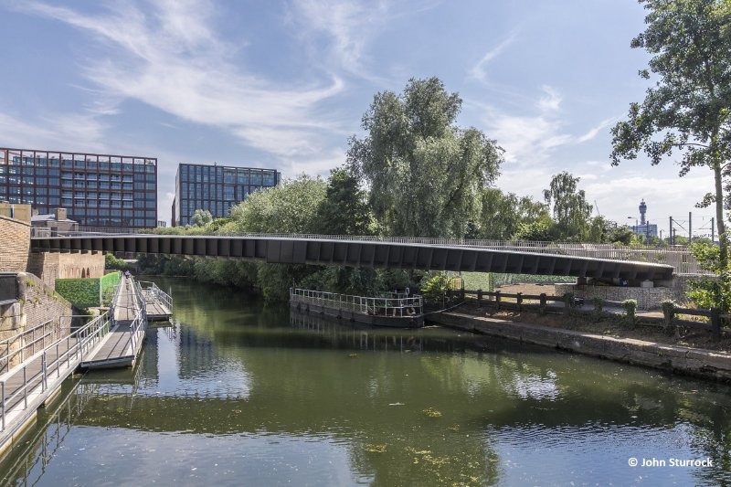 Somers Town Bridge, London