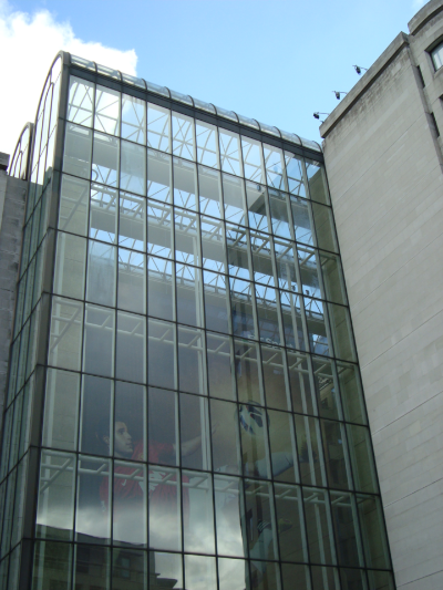 Glazed atrium