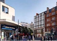 The completed Oxford Street elevation