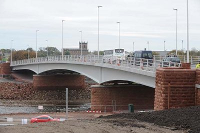 The bridge was opened by HRH The Princess Royal last October