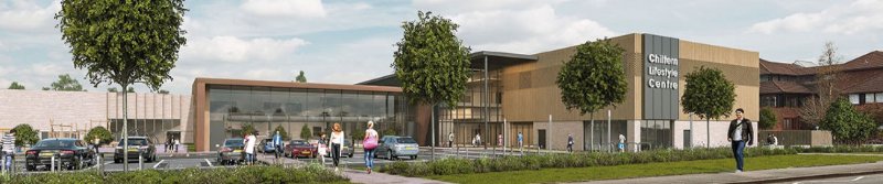 How the completed leisure centre will look