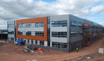The high school portion of the project