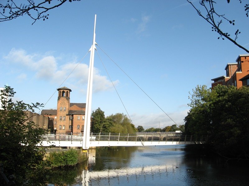 Decorative spike at Cathedral Green Footbridge