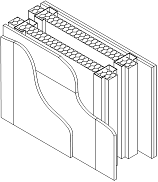 Twin light steel frames (quilt between frames)