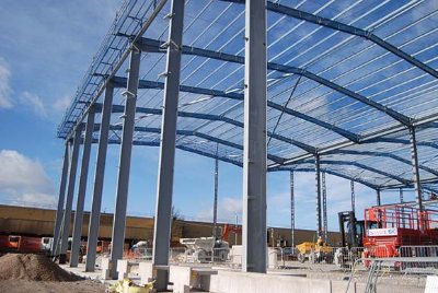 A phased construction programme is allowing the client to continue operating on site