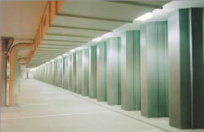 Underground car park in Bristol