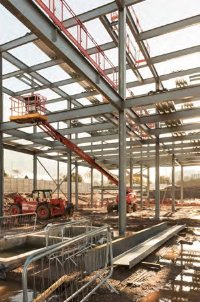 The main reason for choosing steel was speed of construction