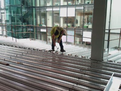 Fast steel composite construction