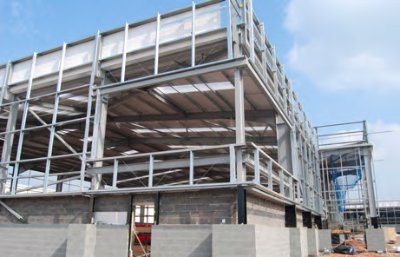 The Homebase store under construction