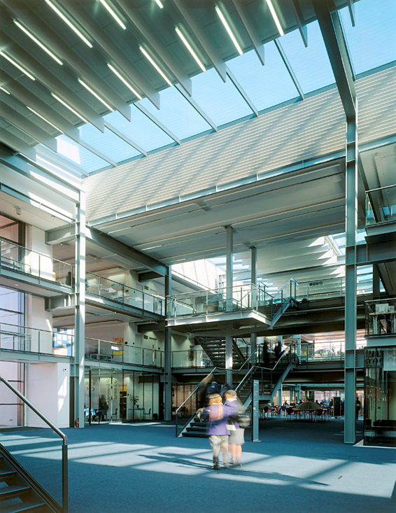 Circulation space at The Business School, Bexley