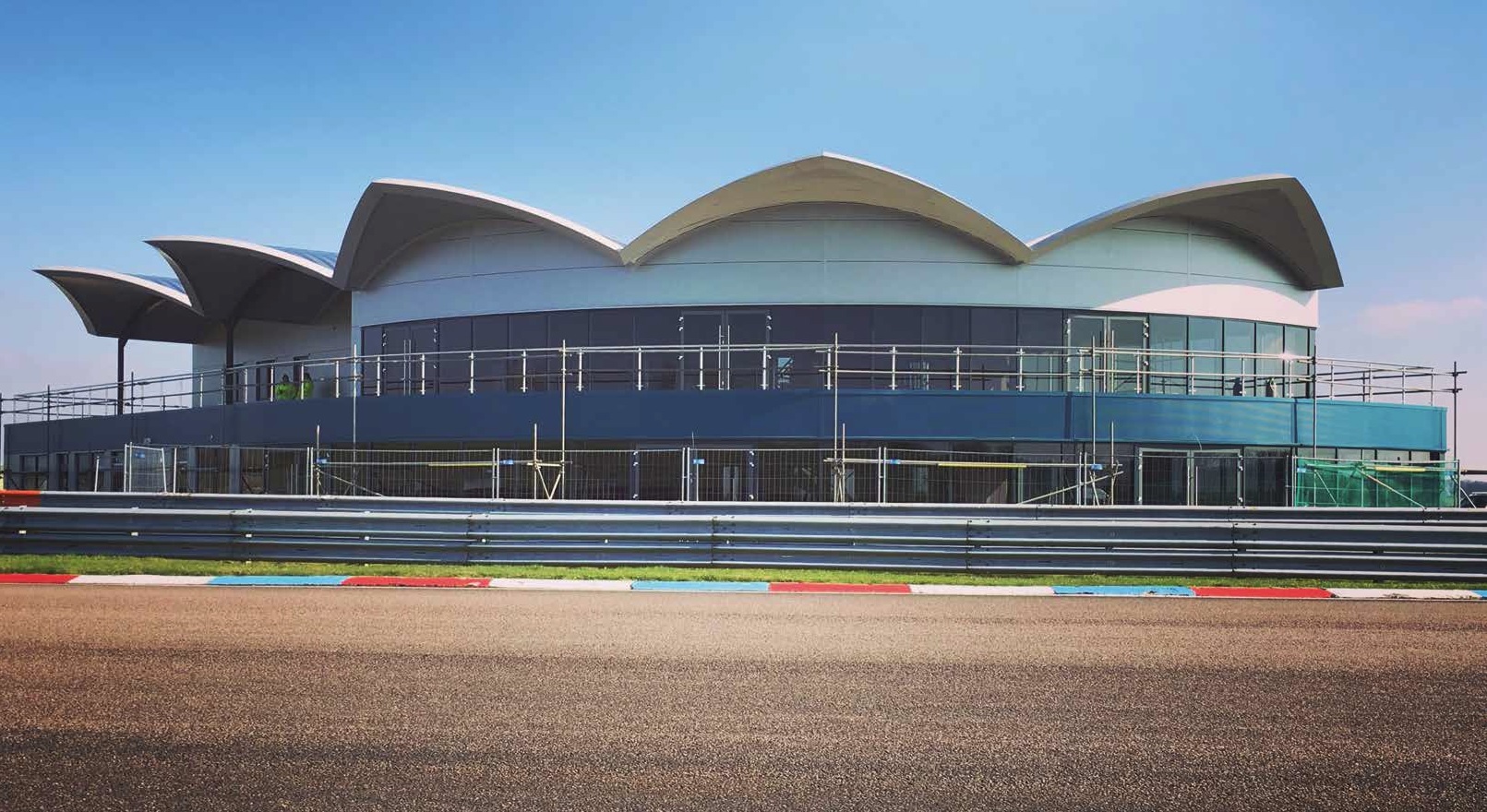 The hospitality suite is part of a larger redevelopment at Thruxton