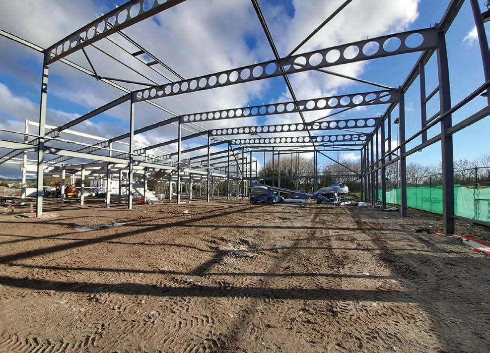Steelwork's speed of construction was an important consideration when deciding on a framing solution