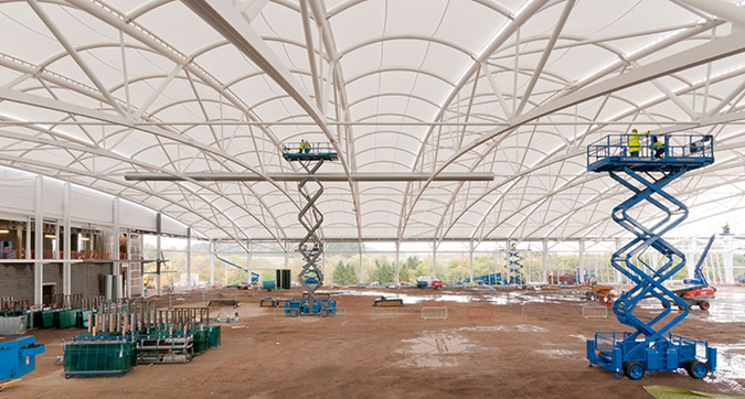 Long span trusses at St Georges Park National Football Centre