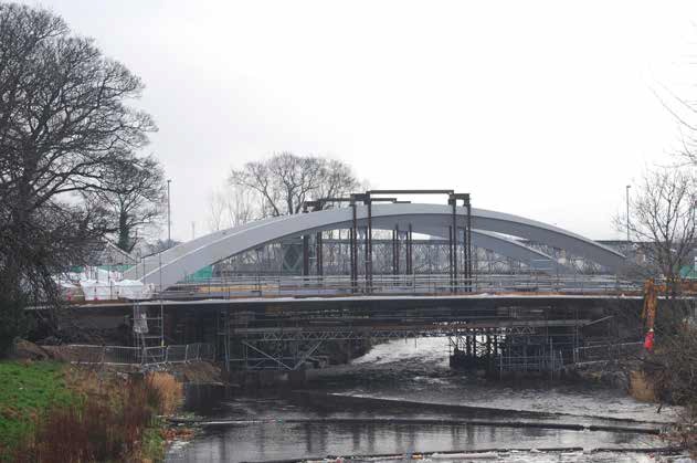 Steelwork is nearing completion in readiness for the summer opening