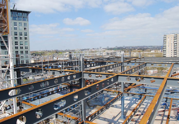 Cellular beams have been used for all new floors