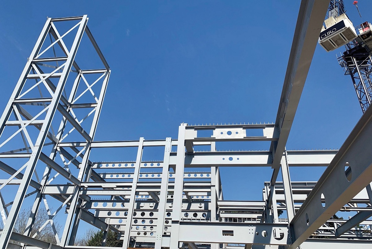 Steelwork provided a lightweight solution and a quick construction programme