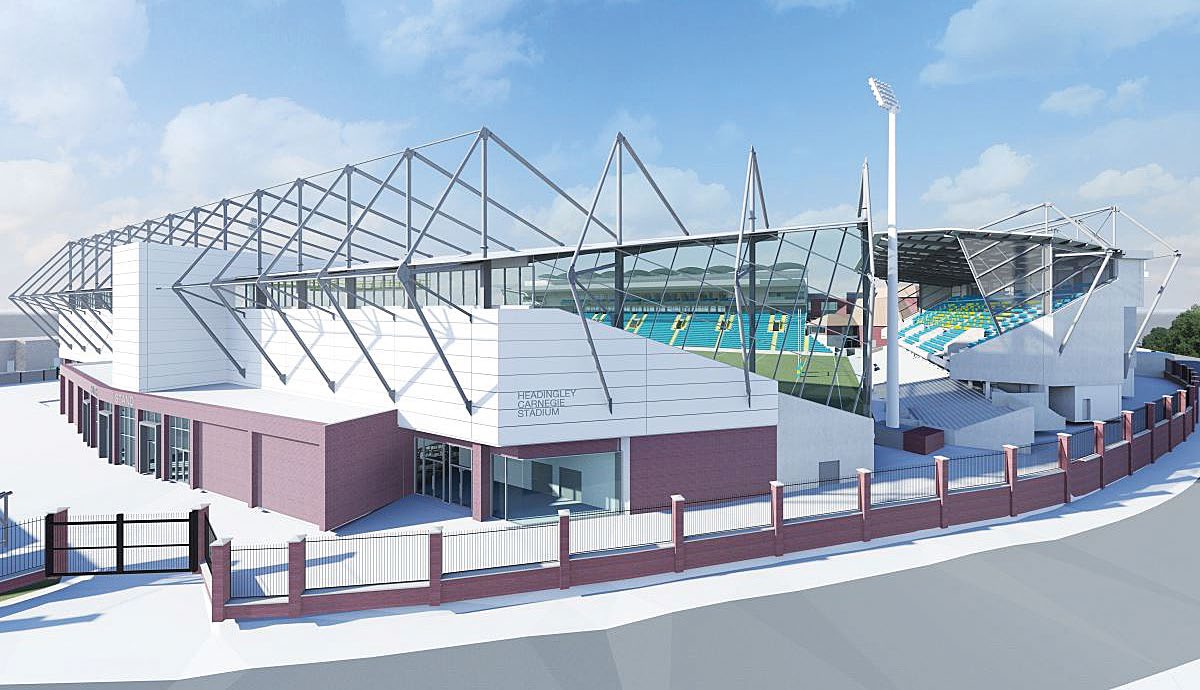 Visualisation of the completed redevelopment of the rugby venue