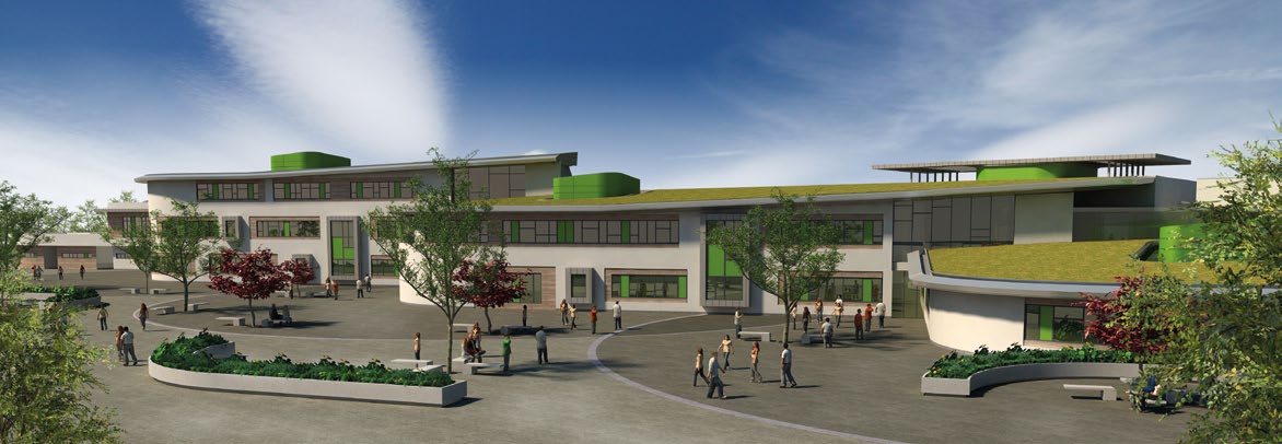 Visualisation of the completed campus