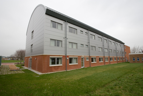 Military accommodation using modular construction&lt;Br&gt;&#39;&#39;(Image courtesy of Rollalong)&#39;&#39;