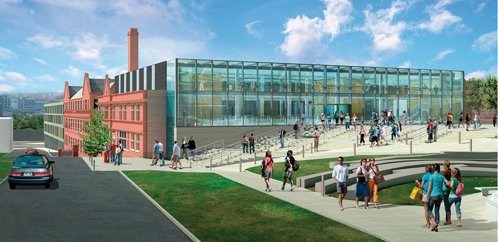 The north site will open out onto a new piazza