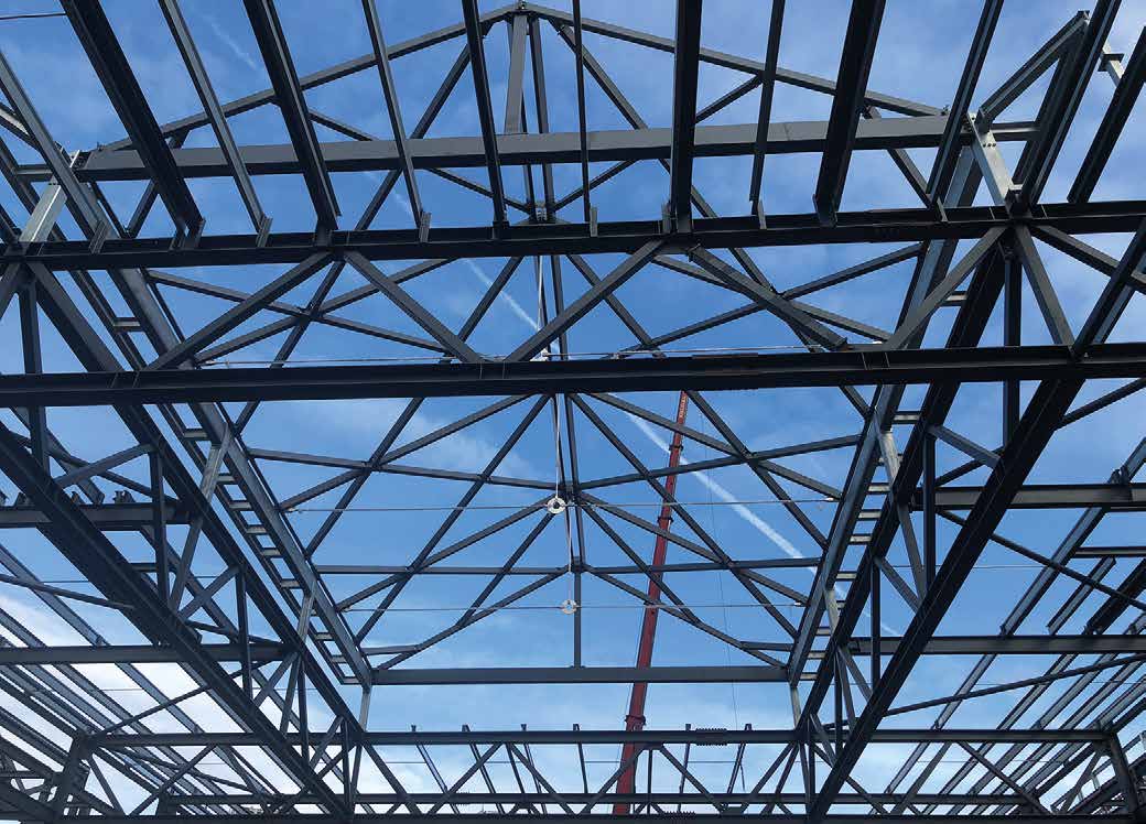 The market hall's roof will feature a centrally-positioned roof light
