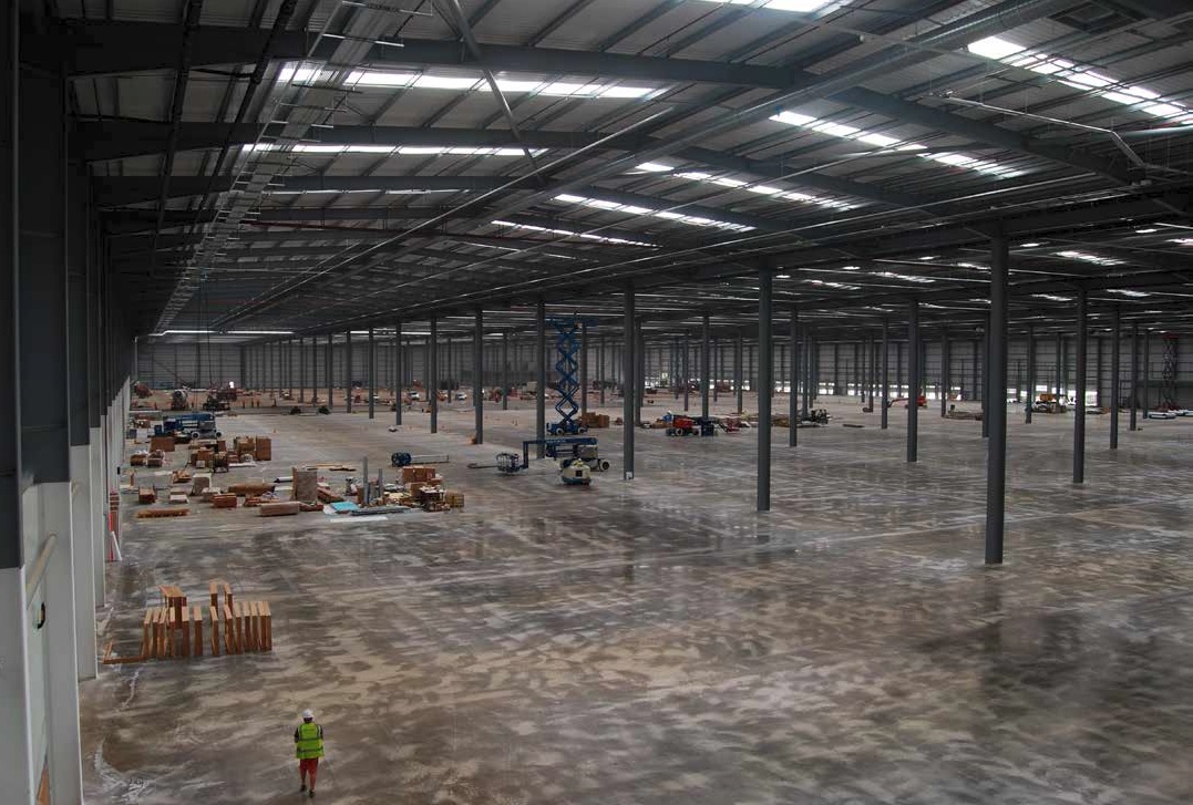 Large open spans were an important consideration for Amazon