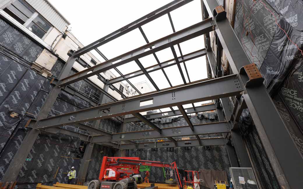 Larger retail areas and better links between buildings are being created