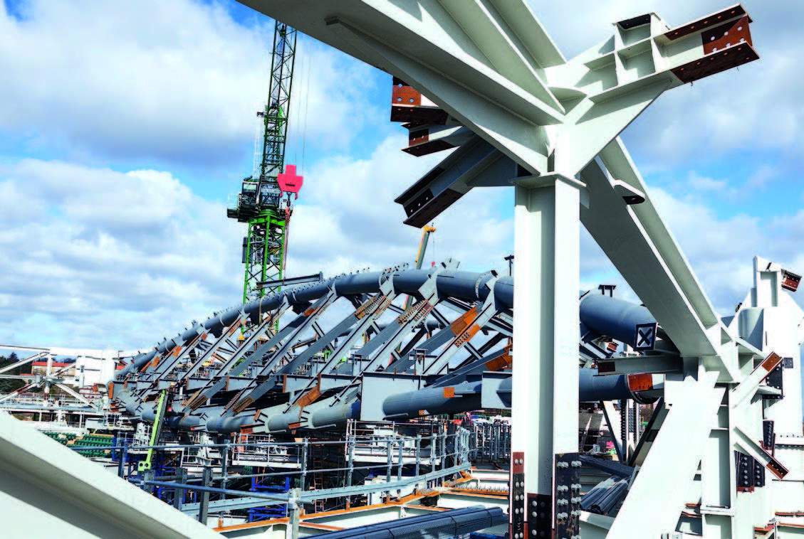 A roof truss connection