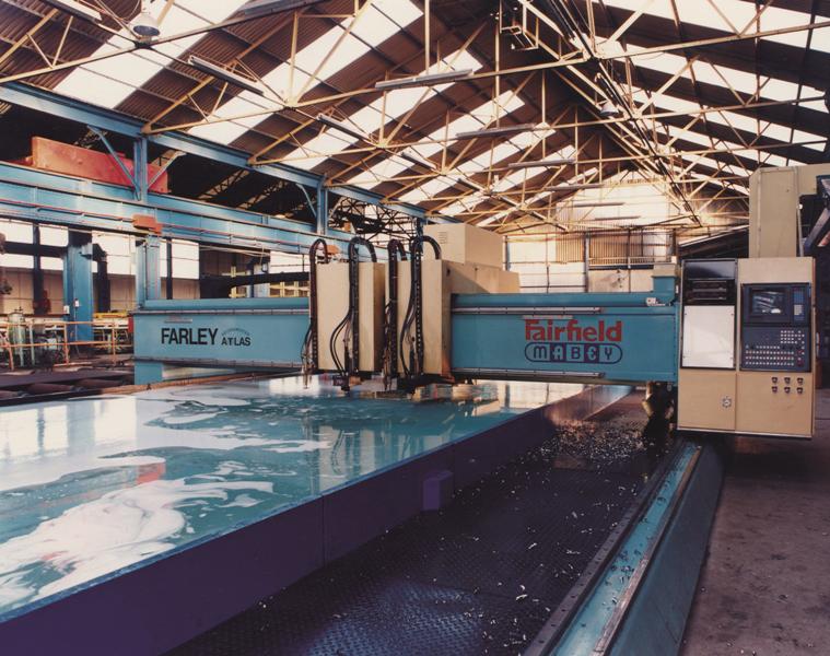 Prefabrication of steelwork (Image courtesy of Mabey Bridge Ltd.)