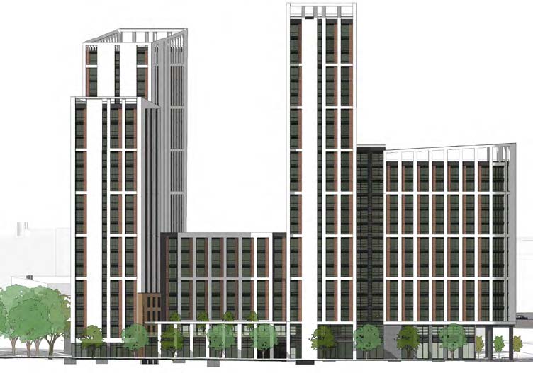 Artist’s impression of the finished scheme