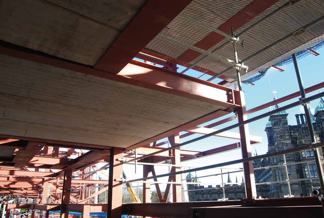 The second floor flats have mezzanine levels