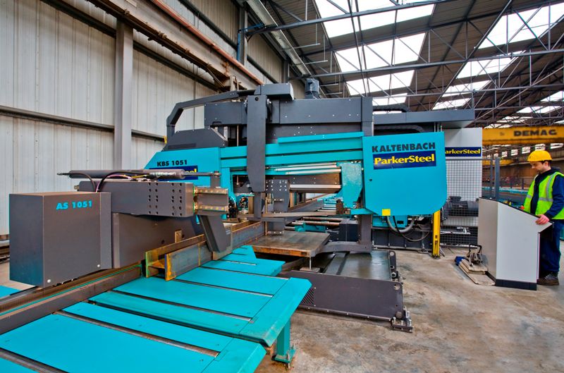 Steelwork is standardised and prefabricated off site (Image courtesy of Parker Steel)