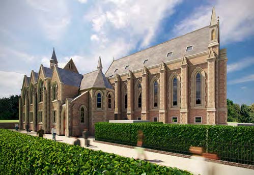 How the converted chapel and Sunday school will look