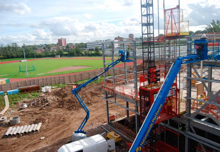 The project has also included the renovation of the adjacent track and field