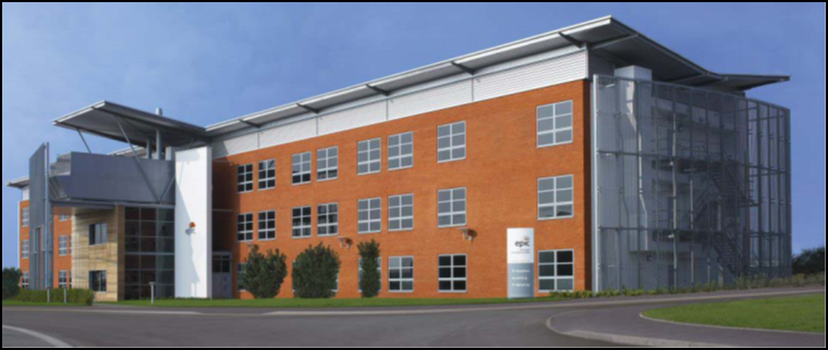 Eliot Park Innovation Centre, Nuneaton: Steel-framed, BREEAM 'Excellent' building