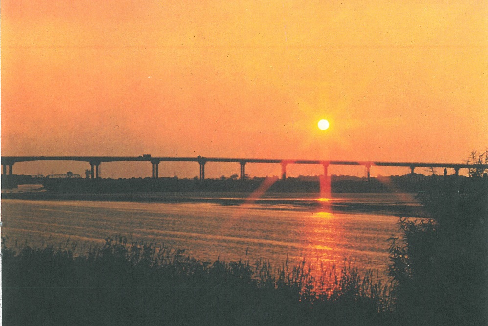 Ouse Bridge on the M62 over the River Ouse near Goole