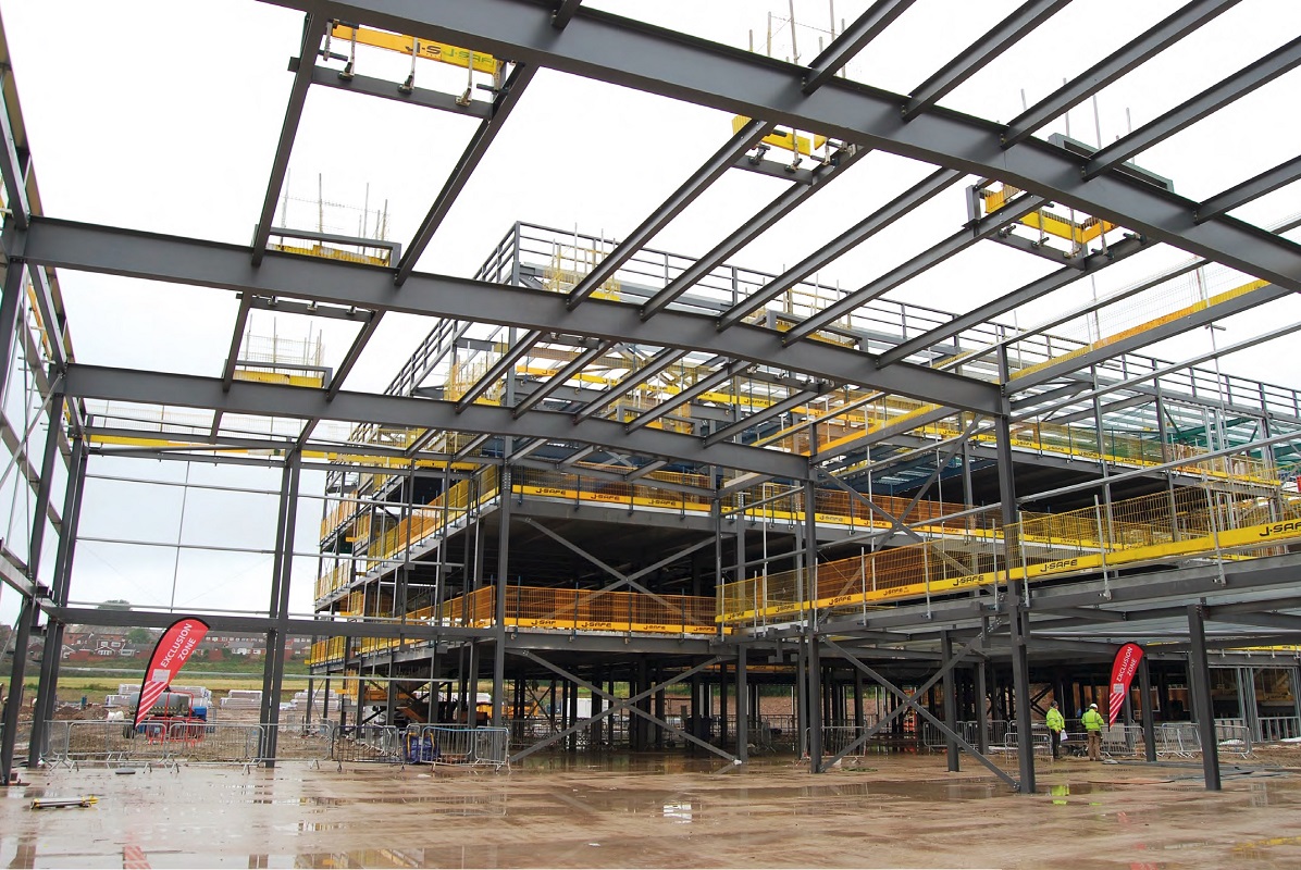 The academy features an attached sports hall