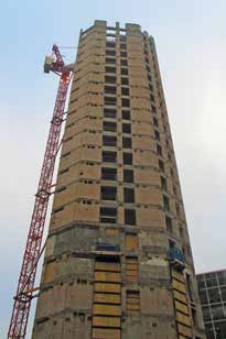 The original core was retained during the demolition process