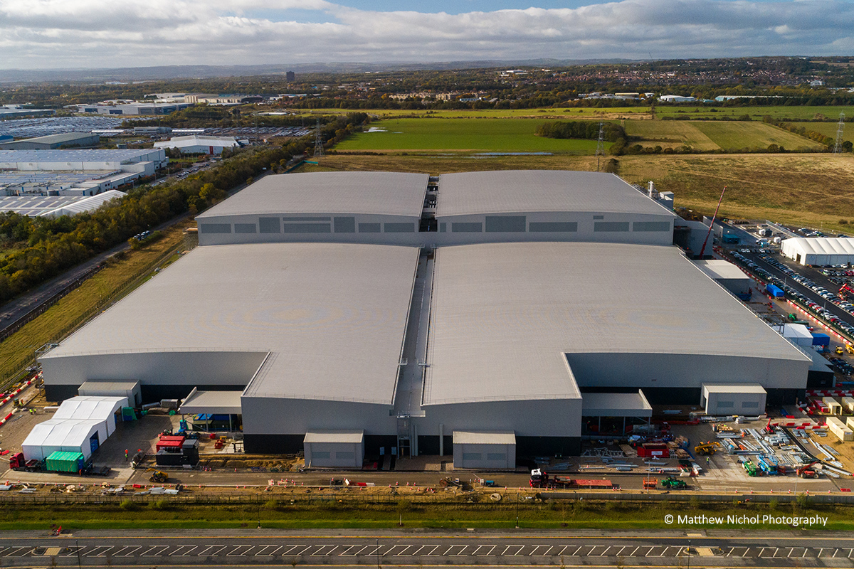 Single storey industrial buildings